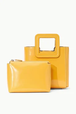 STAUD - MINI SHIRLEY LEATHER BAG MANGO