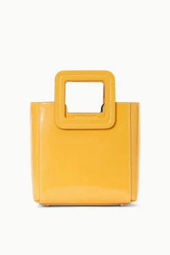STAUD - MINI SHIRLEY LEATHER BAG MANGO