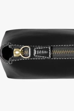 STAUD - MINI SHIRLEY LEATHER BAG BLACK