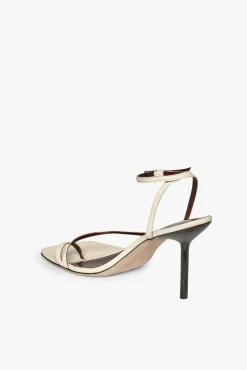STAUD - MONA HEEL CREAM