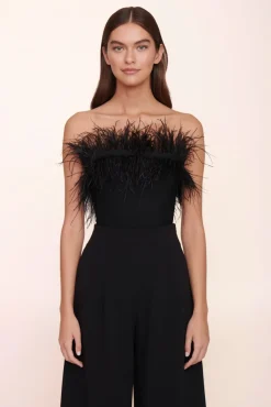STAUD - NELLIE TOP BLACK
