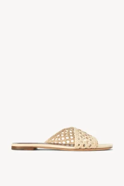 STAUD - NEVIL CROCHET SANDAL CREAM