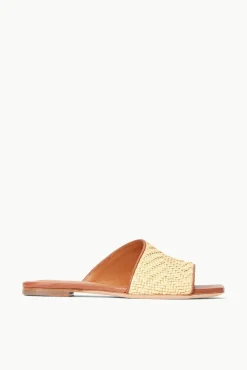 STAUD - NEVIL SANDAL RAFFIA NATURAL