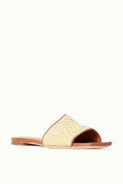 STAUD - NEVIL SANDAL RAFFIA NATURAL