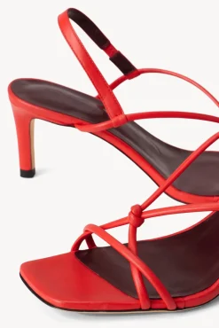 STAUD - NICOLETTE HEEL CHERRY