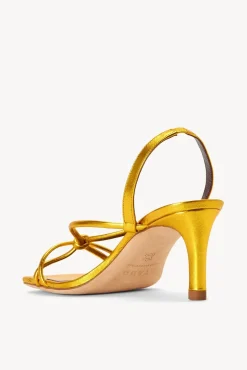 STAUD - NICOLETTE HEEL GOLD