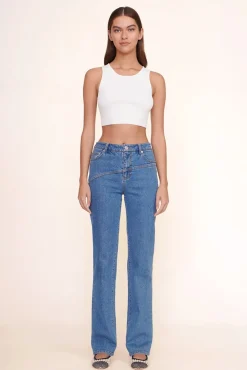 STAUD - NOLAN PANT MEDIUM WASH