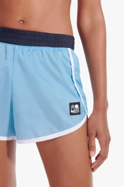 STAUD - NYLON RUN SHORT ALASKAN BLUE