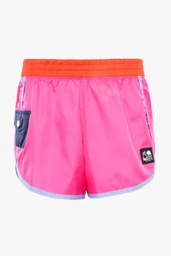 STAUD - NYLON RUN SHORT FUCHSIA
