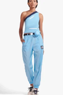STAUD - NYLON TRACK PANT ALASKAN BLUE