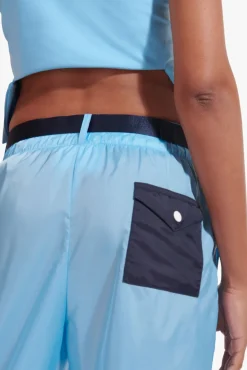 STAUD - NYLON TRACK PANT ALASKAN BLUE