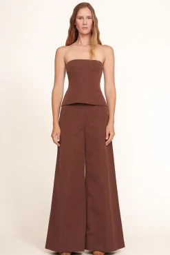 STAUD - OAK PANT CHOCOLATE