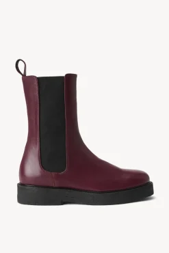STAUD - PALAMINO BOOT BLACK PLUM