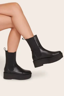 STAUD - PALAMINO PLATFORM BOOT BLACK