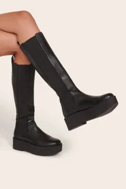 STAUD - PALAMINO TALL PLATFORM BOOT BLACK