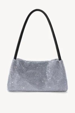 STAUD - PENNY CRYSTAL BAG BLACK BLACK RHINESTONE