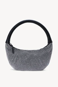 STAUD - PEPPER CRYSTAL BAG BLACK BLACK RHINESTONE