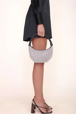 STAUD - PEPPER CRYSTAL BAG BLACK BLACK RHINESTONE