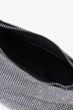 STAUD - PEPPER CRYSTAL BAG BLACK BLACK RHINESTONE