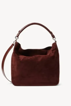 STAUD - PERRY BAG MAHOGANY SUEDE
