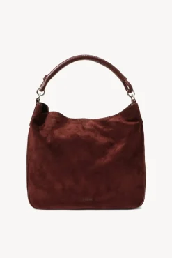 STAUD - PERRY BAG MAHOGANY SUEDE