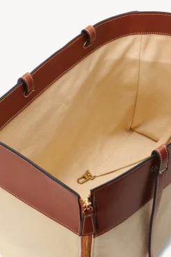 STAUD Pet Accessories- PET CARRIER CREAM TAN