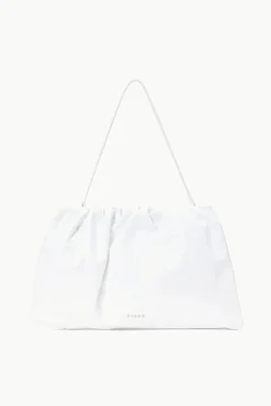 STAUD - PHOEBE BAG PATENT WHITE