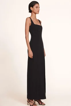 STAUD - PORTRAIT DRESS BLACK