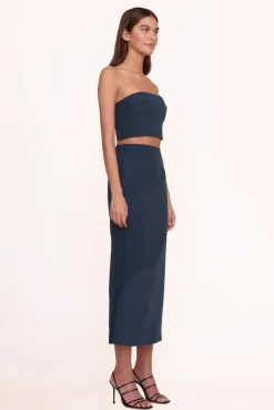 STAUD - PRUNELLA SKIRT PEACOCK