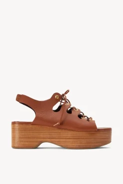STAUD - QUINN PLATFORM TAN