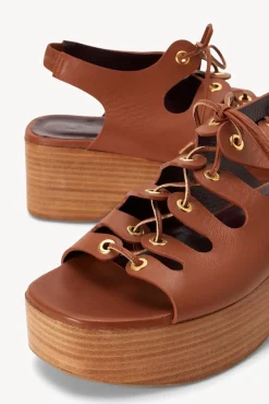 STAUD - QUINN PLATFORM TAN
