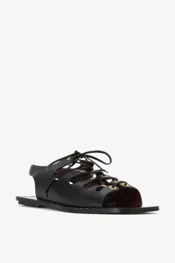 STAUD - QUINN SANDAL BLACK