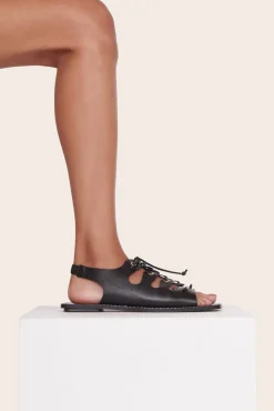 STAUD - QUINN SANDAL BLACK