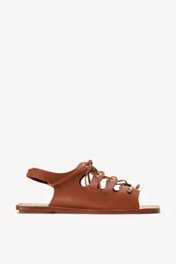 STAUD - QUINN SANDAL TAN