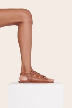 STAUD - QUINN SANDAL TAN