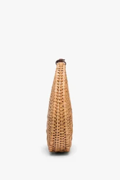 STAUD - RATTAN MOON BAG NATURAL