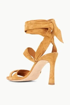 STAUD - RELLIE HEEL SUEDE CASHEW