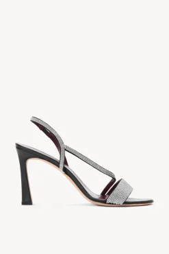 STAUD - RHINESTONE NADJA HEEL BLACK
