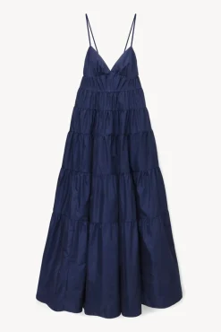 STAUD - RIPLEY DRESS NAVY