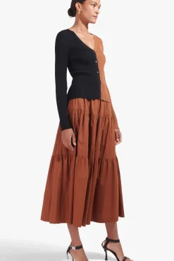 STAUD - SEA SKIRT TAN