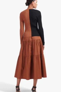STAUD - SEA SKIRT TAN