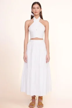 STAUD - SEA SKIRT WHITE