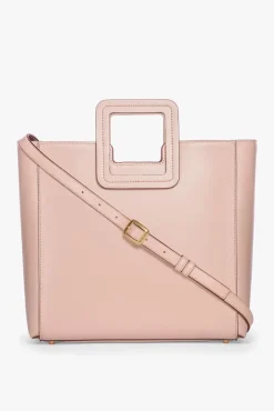 STAUD - SHIRLEY LEATHER BAG BLUSH