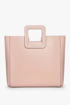 STAUD - SHIRLEY LEATHER BAG BLUSH