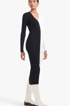 STAUD - SHOKO SWEATER BLACK WHITE
