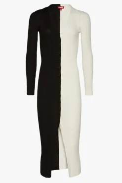 STAUD - SHOKO SWEATER BLACK WHITE