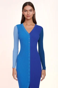 STAUD - SHOKO SWEATER COBALT MULTI