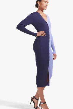 STAUD - SHOKO SWEATER NAVY PERIWINKLE