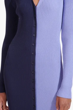 STAUD - SHOKO SWEATER NAVY PERIWINKLE