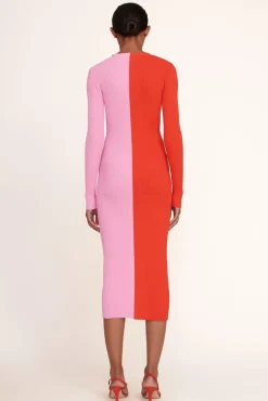 STAUD - SHOKO SWEATER POPPY ROSEBUD